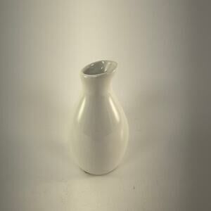 3" White Ceramic Bud Vases American‎ Metalcraft Inc Wedding Table Centerpiece